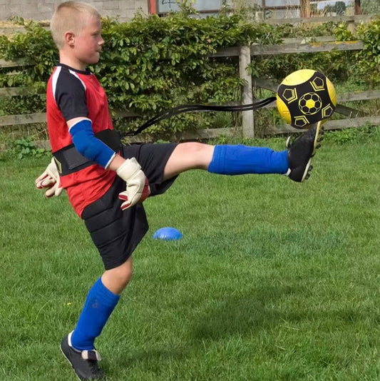 Solo voetbal trainer voor kinderen