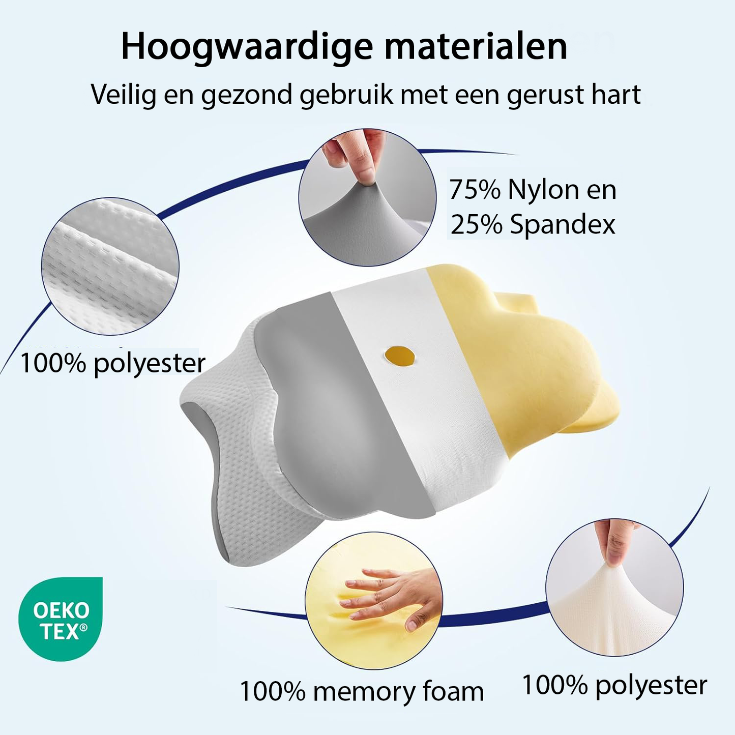 Druk- en pijn reducerend vlinderkussen